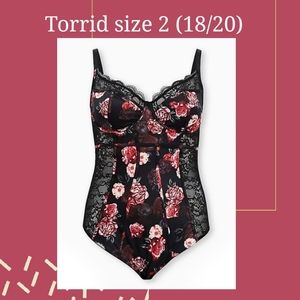 Torrid Bodysuit Teddy plus size 2 (18/20) lingerie